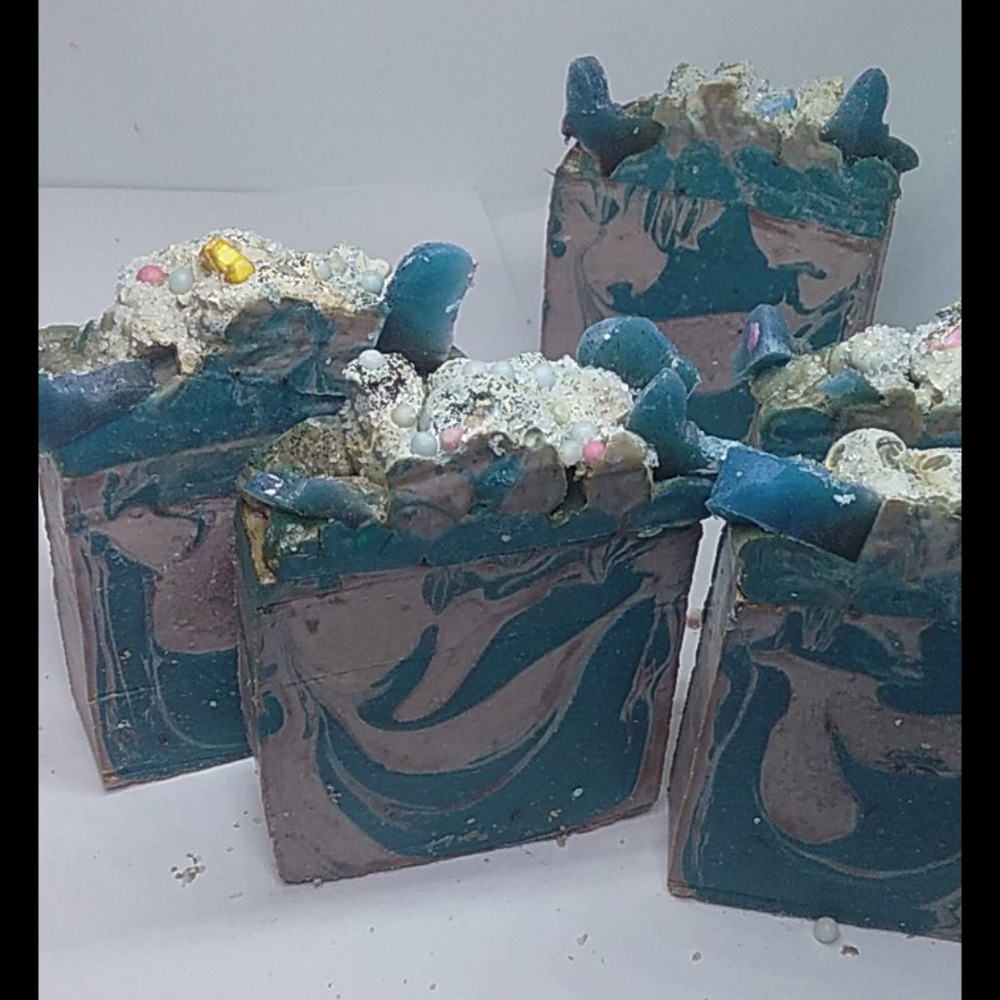 Blueberries Black Raspberry Scented 2 soap bars - Picture 3 of 4